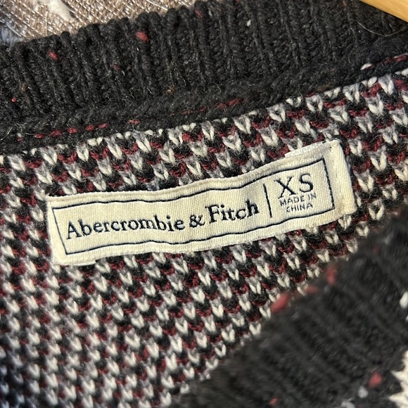 Abercrombie & Fitch Half Sweater Middle Pull String Top Shirt Blouse - Picture 3 of 6